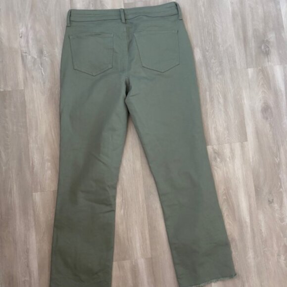 NYDJ Marilyn Ankle with Fray Hem in Cool Embrace Lily Pad - 8T - Picture 4 of 8